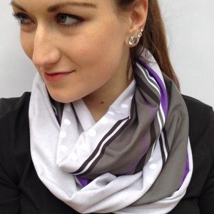 Handmade infinity scarf prefect for spring! 🌻